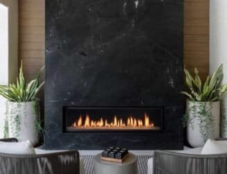 Explore the elegance of fireplace black granite in your home design. Discover its timeless beauty and durability.