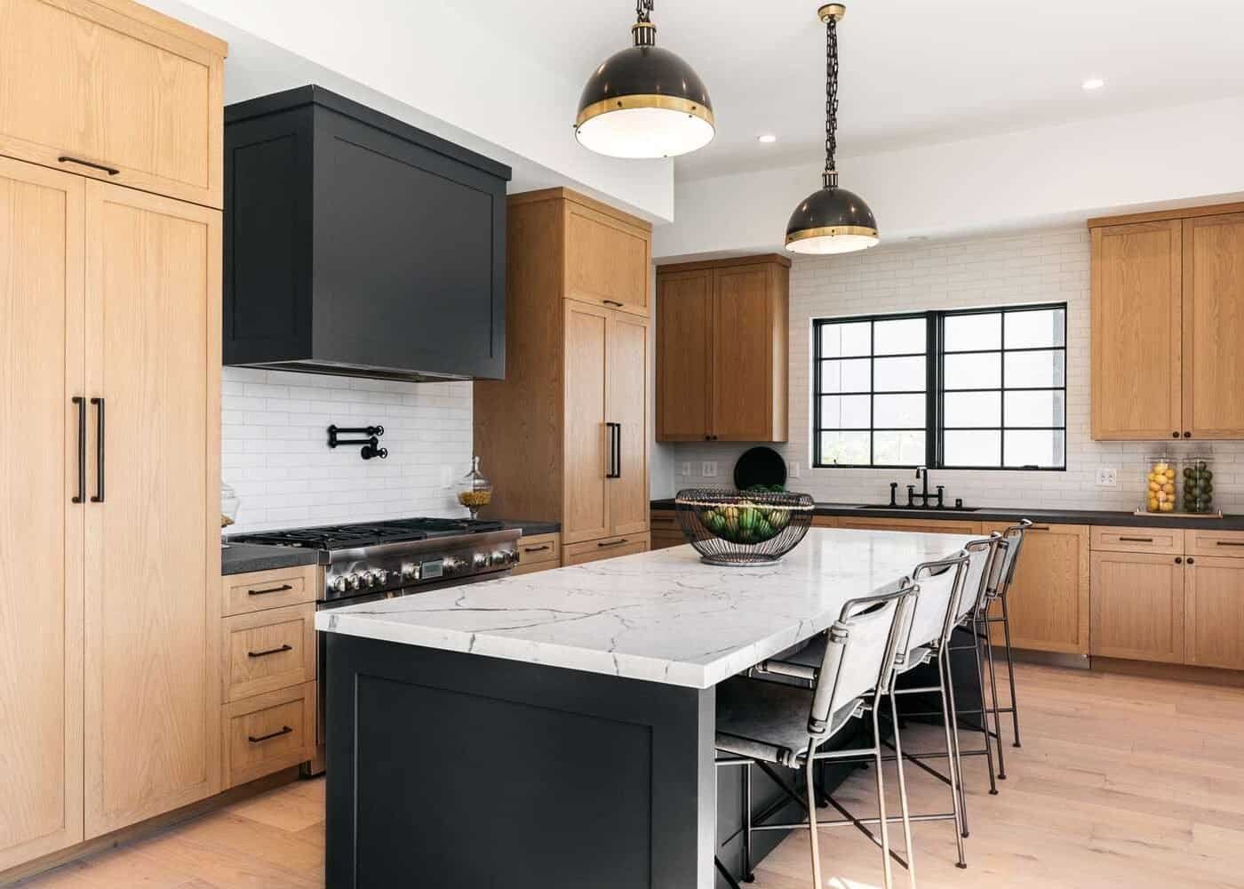 Enhance your home with a modern elegant kitchen, combining functionality and aesthetics for a delightful experience.