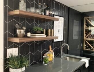 Transform your space with black backsplash tiles. Discover how they can elevate your home decor effortlessly.