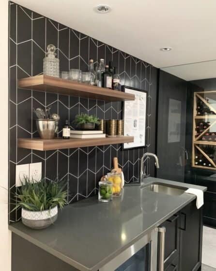 Transform your space with black backsplash tiles. Discover how they can elevate your home decor effortlessly.